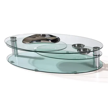 Table basse verre Manhattan